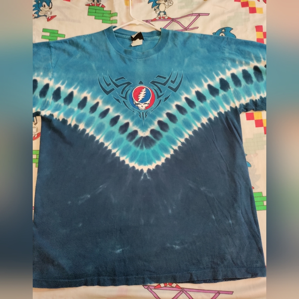 Vintage single stitch liquid Blue grateful Dead shirt size extra large